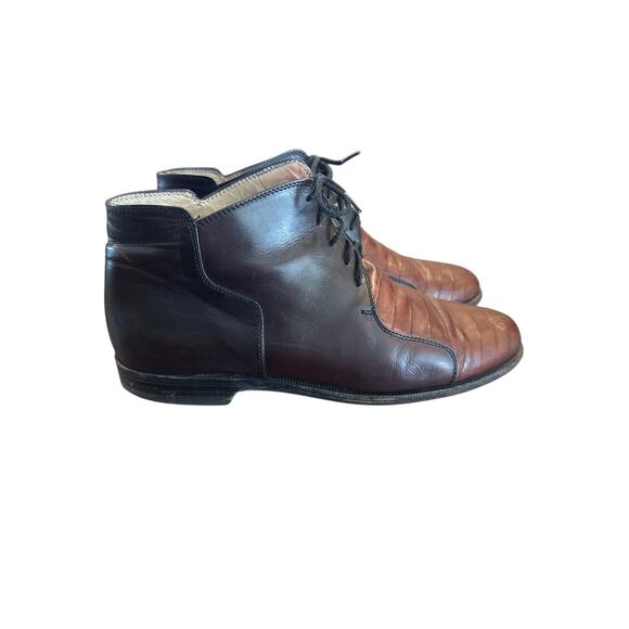 Men’s Lorenzo Banfi Italian Leather Boots. Size 9 - Picture 1 of 6